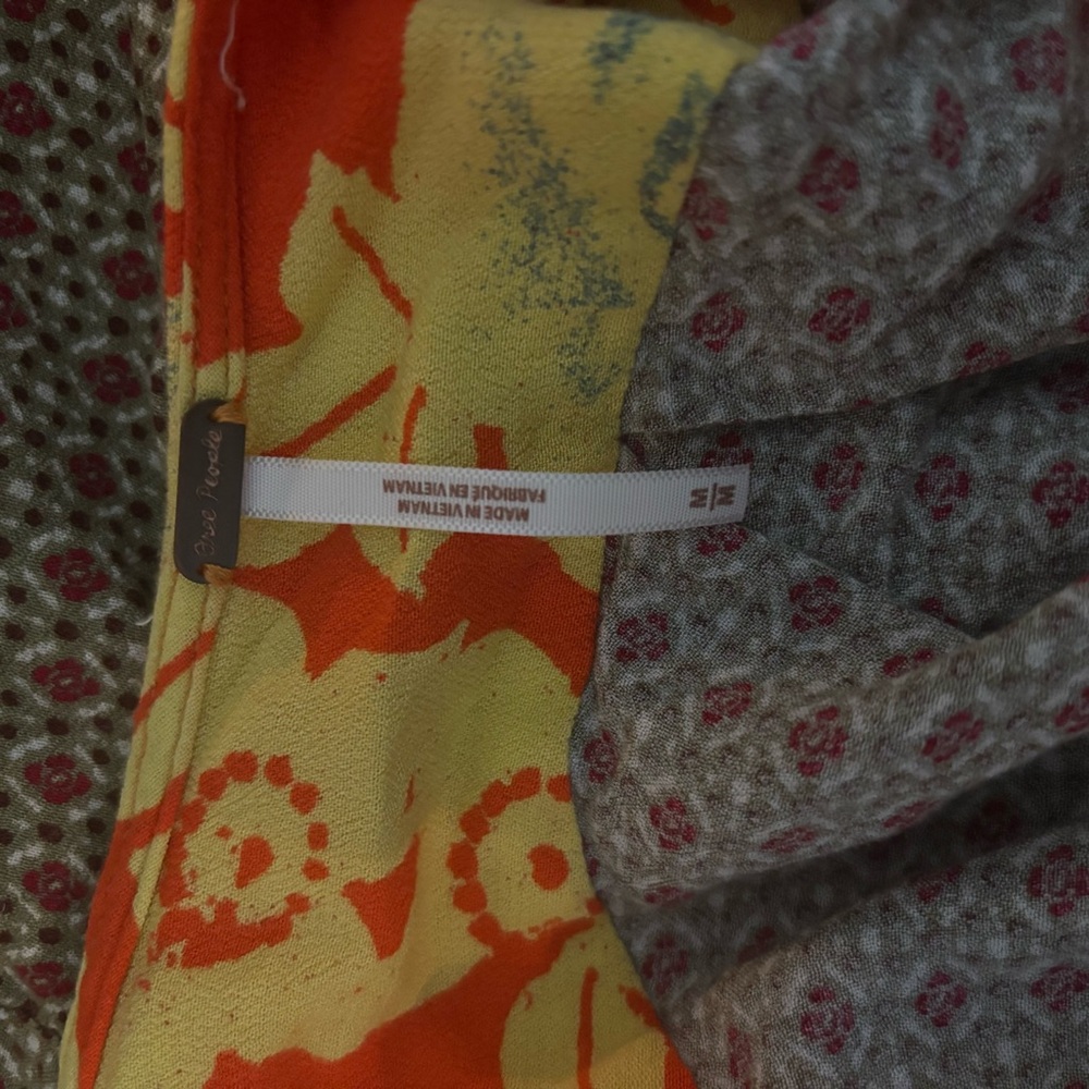 Free People Floral Patchwork Blouse - image 5